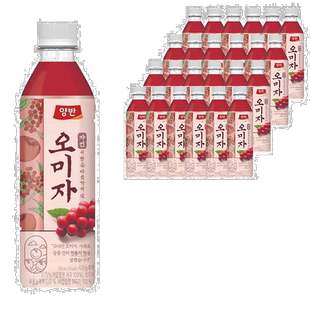 韩国直邮YANGBAN五味子茶饮料液体茶原装进口休闲饮品500ml*24瓶