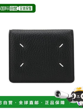 韩国直邮Maison Margiela 马吉拉通用缝线黑色钱包 S56UI0140 P44