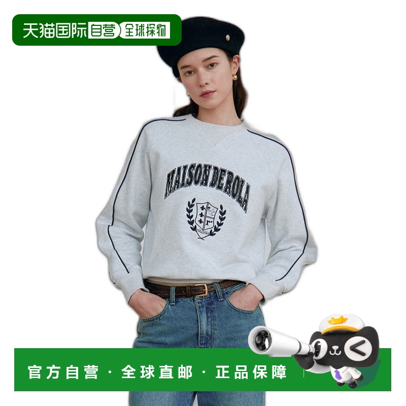 韩国直邮rolarola少女甜美可爱清新法式日常设计师女款卫衣302267