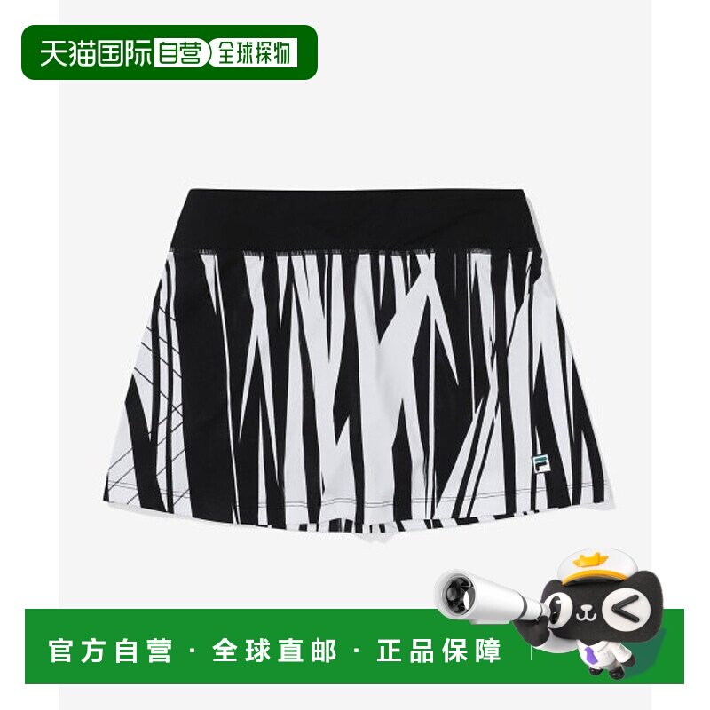韩国直邮FILA 半身裙1100FS2SKF2397FBLK