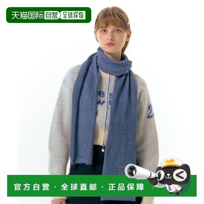 韩国直邮Ames Worldwide 女士围巾TWOTONE MUFFLER BLUE (AM2DFUAB