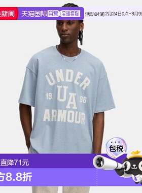 韩国直邮UNDER ARMOUR 中号短袖 T 恤 DQC 1390179-465 UA Heavyw