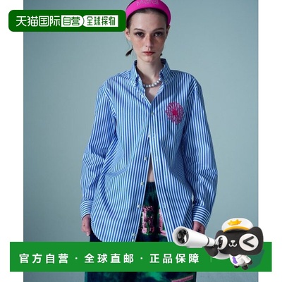 韩国直邮MARDI MERCREDI 391664-BLUE PINK女衬衫