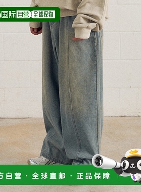 韩国直邮FILLUMINATE 公用牛仔裤3243DP400354 Front Line Denim