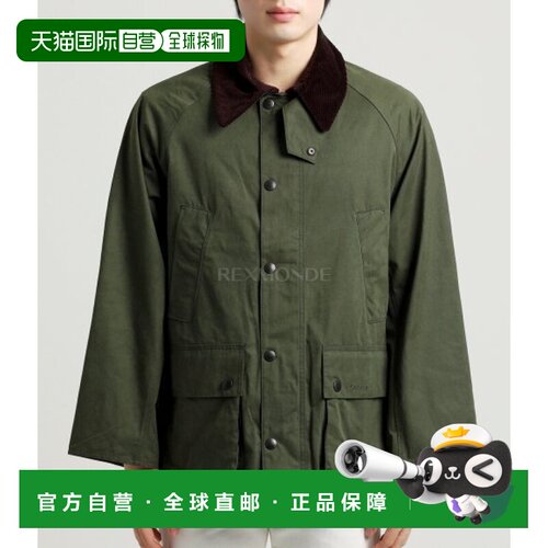 韩国直邮BARBOUR巴伯尔男女同款OS Peached Bedale夹克