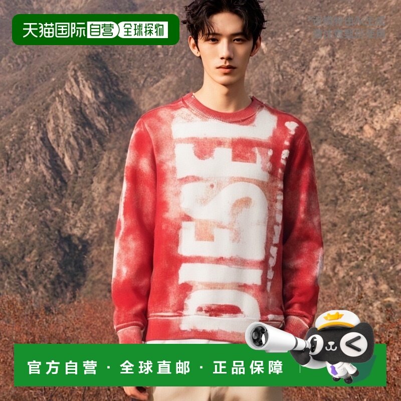 韩国直邮DIESEL 卫衣男士 A086640NFAV44QS-GINY SWEATSHIRT
