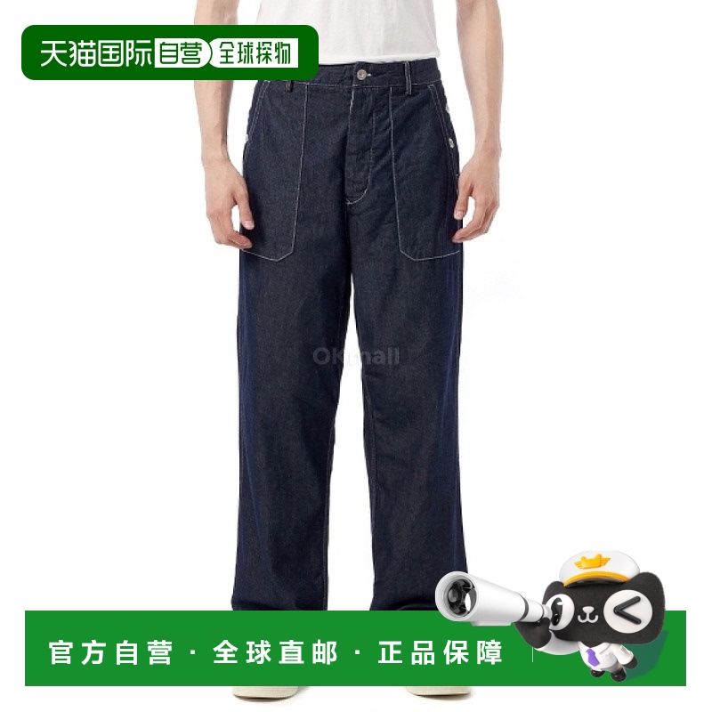 韩国直邮CP COMPANY 3/1 牛仔宽松裤 (18CMPA157A 110295W D08)
