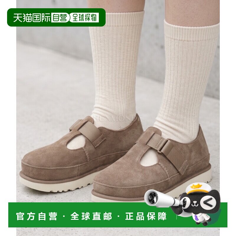 韩国直邮UGG 金星玛丽珍 - 栗色 (凉鞋) 厚底玛丽珍鞋 1171506图片