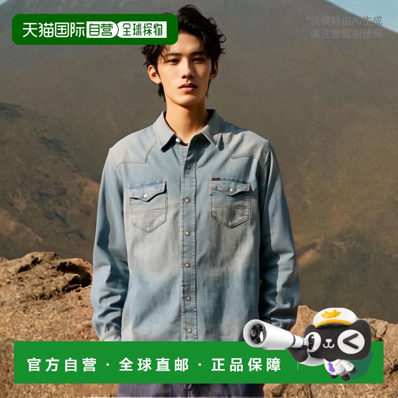 韩国直邮POLO RALPH LAUREN 男士男衬衫MNPOWOV16823454-400牛仔