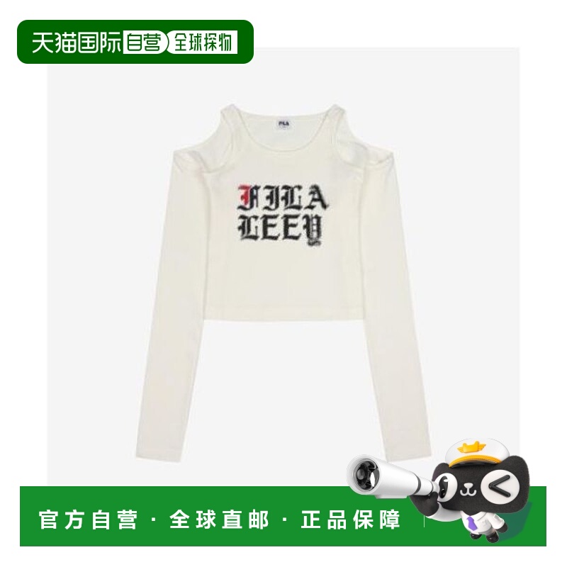 韩国直邮FILA FILA 内衣 Leey cut-out crop L-Sleeve(FI4RLG1780