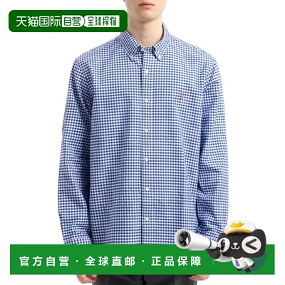 韩国直邮Polo RalphLauren拉夫劳伦男款长袖格子衬衫710792041005
