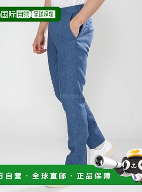 韩国直邮J.LINDEBERG 格兰特级亚麻长裤 (FMTA11277-O158) 卡其裤