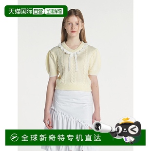 fingers韩版 韩国直邮margarin 少女小清新甜美自然气质毛衣302299