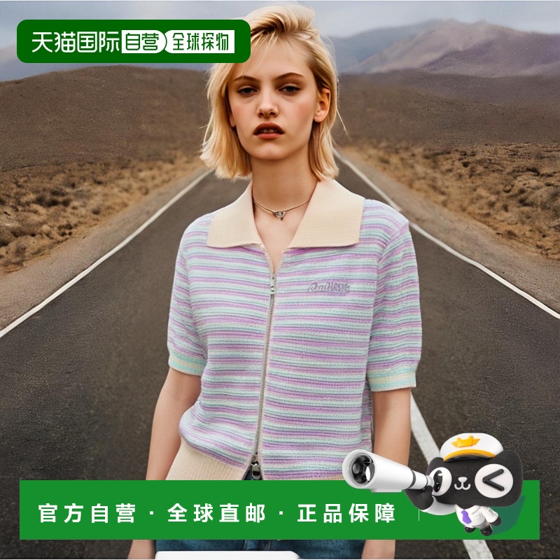 韩国直邮MALBON GOLF 女士毛针织衫Hybrid Knit Cardigan M4222PKO