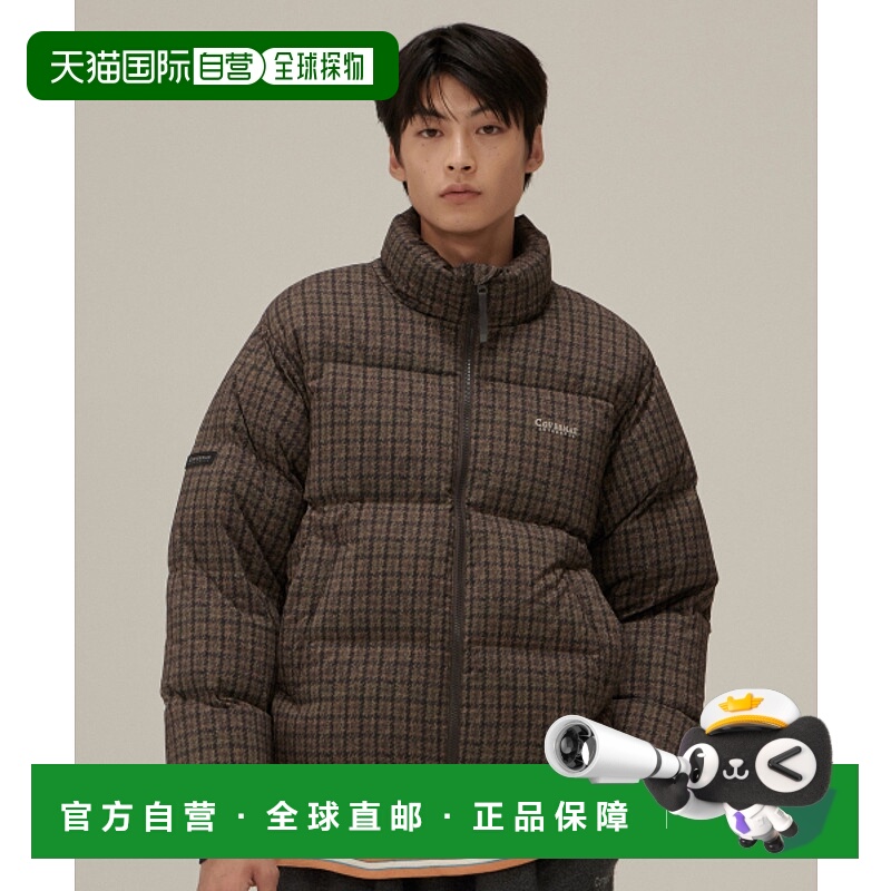韩国直邮COVERNAT 男士羽绒服CO2404DP04BR CIVIC ORIGIN CHECK S