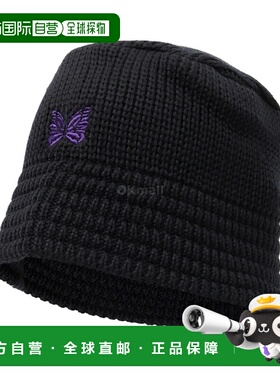 韩国直邮NEEDLES 美利奴羊毛渔夫帽 - 黑色 (RW060) 渔夫帽