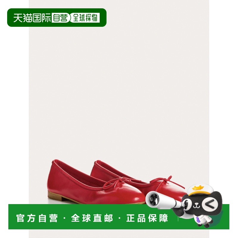 韩国直邮REQINS 芭蕾舞鞋羊皮蝴蝶结一脚蹬复古平底鞋女潮TT-0960