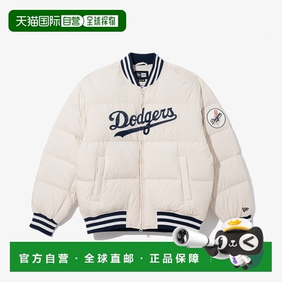 韩国直邮NEW ERA MLB LA Dodgers 蝙蝠羽绒服 象牙色 14742050