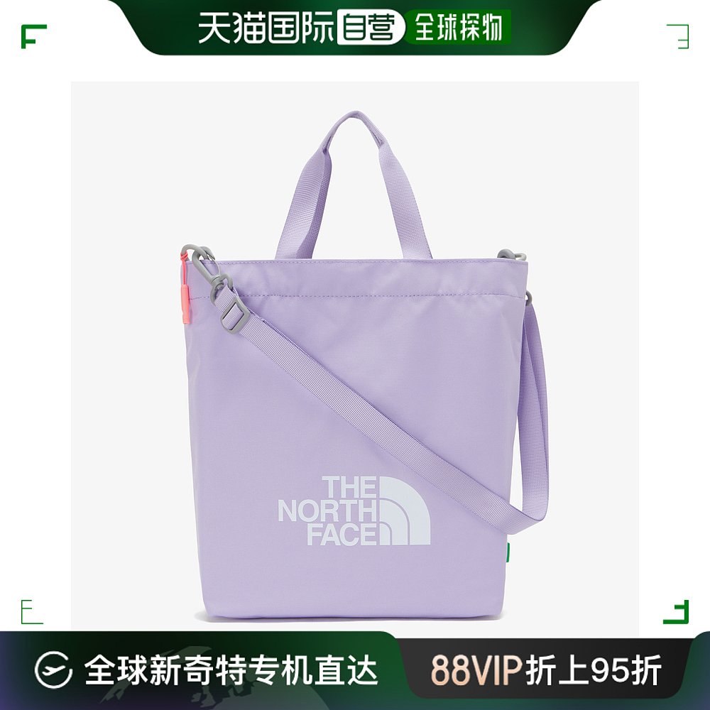 The North Face北面手提袋挎包紫色时尚大容量春游运动户外