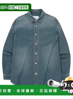 韩国直邮COVERNAT 男士男衬衫CO2403SH03BL SEMI OVER FIT WASHIN