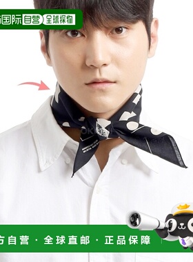 韩国直邮Engineered Garments 印花头巾 A - 黑色 - 几何 (24F1H0