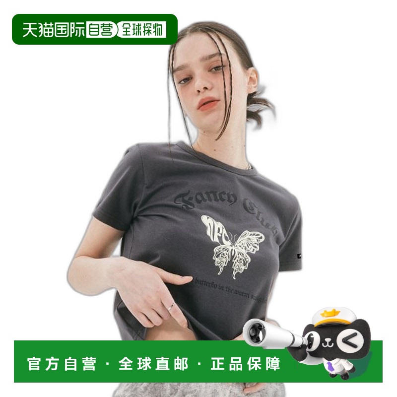 韩国直邮NASTY FANCY CLUB街头辣妹潮牌酷帅休闲时尚新款T恤F22QB