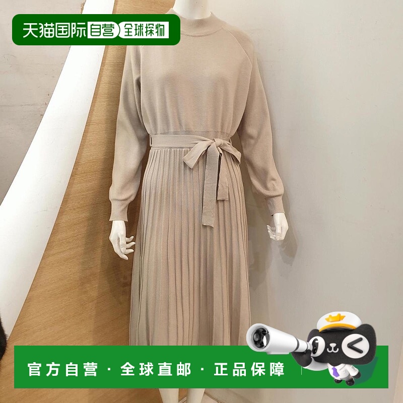 韩国直邮THE IZZAT 伊扎克纳格朗百褶针织连衣裙 IMBN1OP81SG