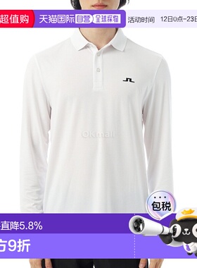 韩国直邮J.LINDEBERG Florian LS Polo 衫 (GMJT13062-0000) 长袖