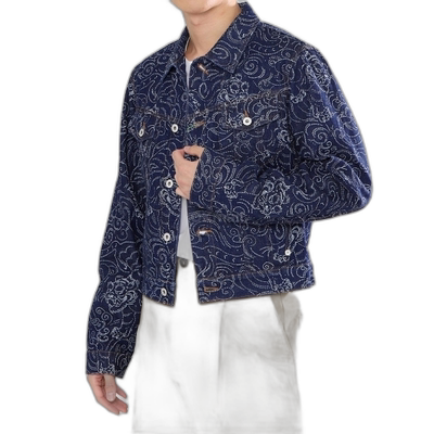 韩国直邮KENZO FE6 5DV307 6R1 DM 牛仔外套 男女通用 2024年冬季