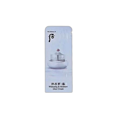 韩国直邮后WHOO 美白水分面霜 小样1ml*120片甘油正品保湿修护