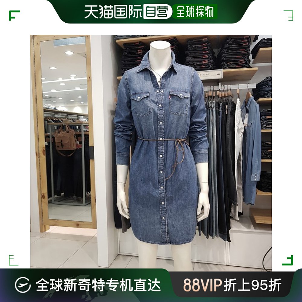 韩国直邮LEVIS 连衣裙 牛仔连衣裙/19292-0004 女装/女士精品 连衣裙 原图主图