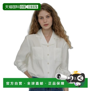 AN23FT2002IV 雪纺衫 Pocket Colla 韩国直邮ANEDIT Open 女士女装