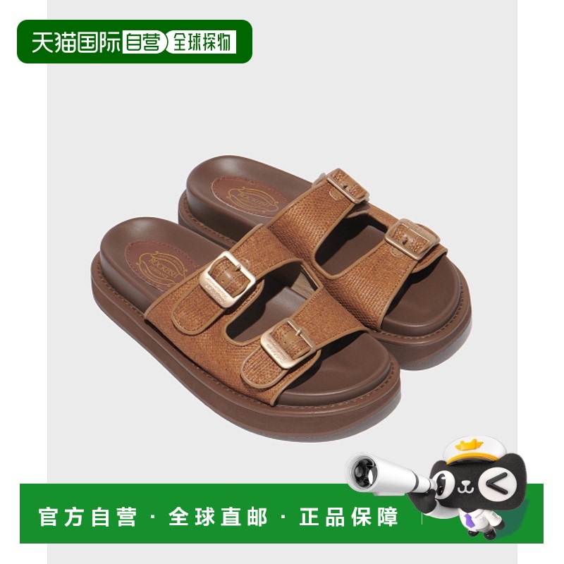 韩国直邮ROCKFISH 女士运动拖鞋 RF1SHBE1SD002 TWO STRAP RATTAN