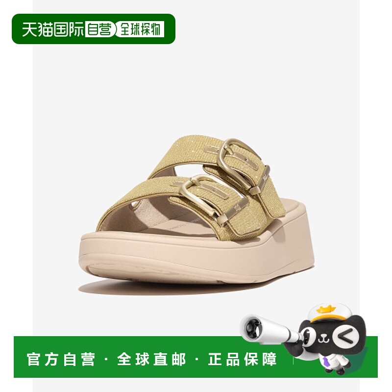 韩国直邮FITFLOP 女士女鞋F-Mode Buckle Shimmerlux Flatform Two