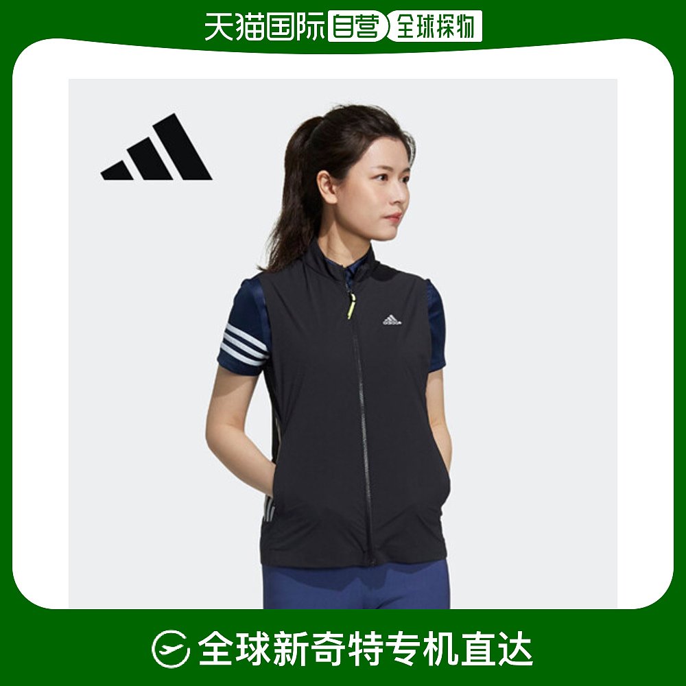 韩国直邮[Adidas高尔夫] GM3729 女士 TECK 防风 马甲 运动服/休闲服装 羽绒马甲 原图主图