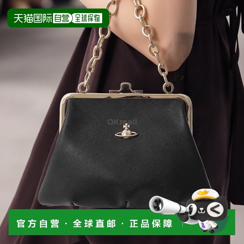 韩国直邮Vivienne Westwood西太后Granny格纹手提包单肩斜挎黑色,箱包皮具/热销女包/男包,通用款女包,淘宝优惠券,粉丝福利购,淘宝优惠卷
