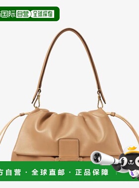 韩国直邮Fendi 单肩包 8BR834AQ0DF19P8 米色 DOM斜挎包手提包