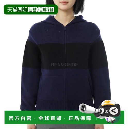 韩国直邮Gimaguas 船长夹克 蓝黑色 连帽衫/拉链衫