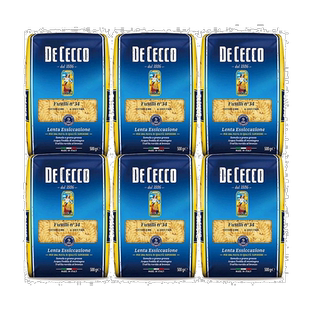 韩国直邮DeCecco得科螺旋面斜管面西餐家用意面12袋速食拌面面条