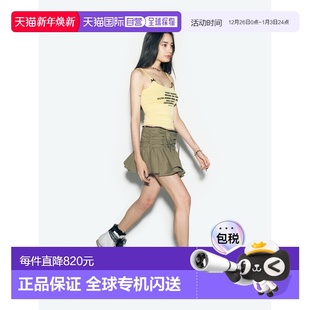 LACE 韩国直邮ASIF SHIRRING 女士半身裙CA24ASK001KH MINI CALIE