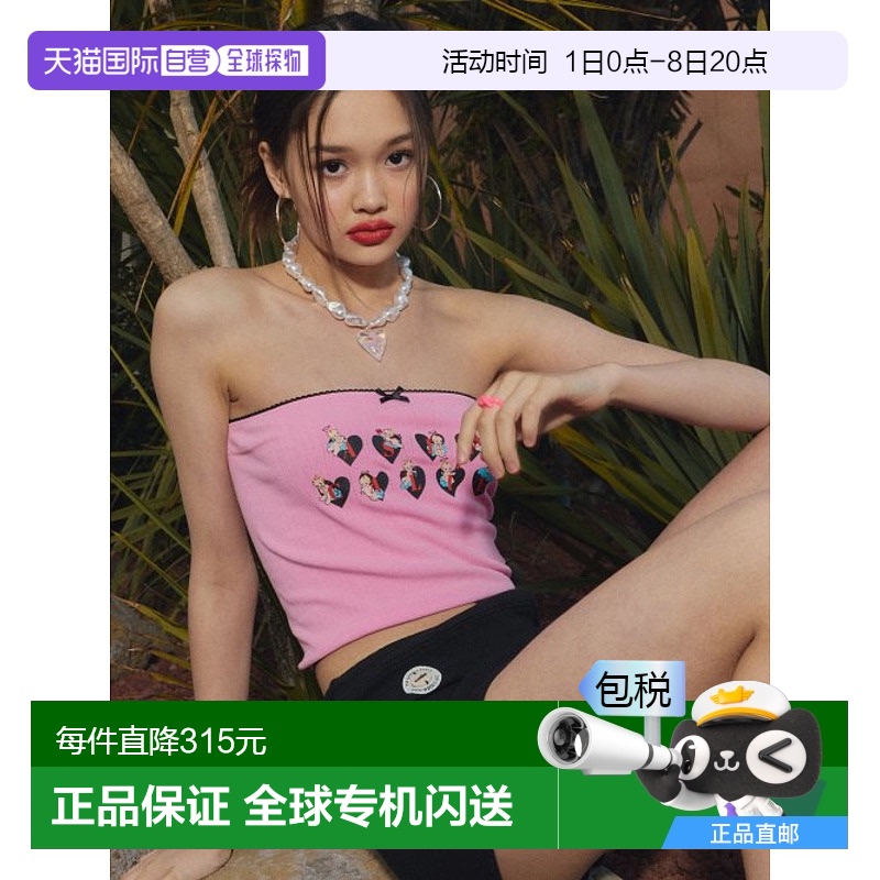 韩国直邮ASIF CALIE 女士吊带衫CA23AST022PK