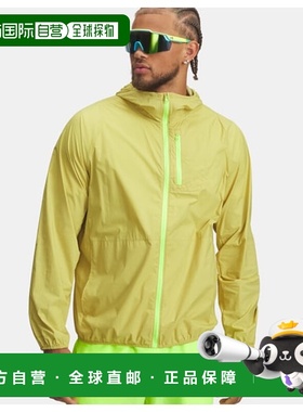 韩国直邮UNDER ARMOUR 1381879 729 黄色轻便风衣 Launch 轻便夹