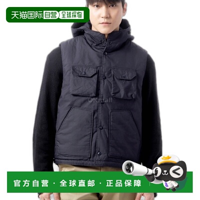 韩国直邮Engineered Garments 野战背心 B - 深蓝色 Nyco 斜纹布
