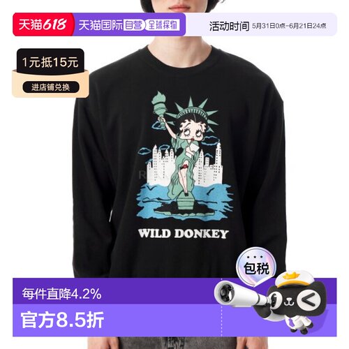 韩国直邮WILD DONKEY 贝蒂 利伯蒂“黑人”