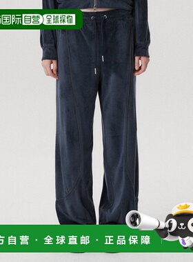 韩国直邮Ames Worldwide 女士运动长裤VELOUR TRACK PANTS CHARCOA