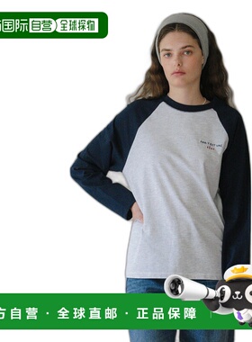 韩国直邮ANEDIT 女士女装T恤AN24FT0007 U Needlepoint Raglan Tsh