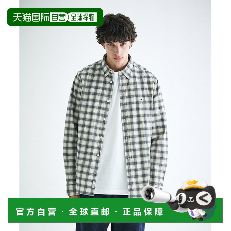 韩国直邮TOMMY HILFIGER 男士男衬衫T12E0WSH070MT10MT
