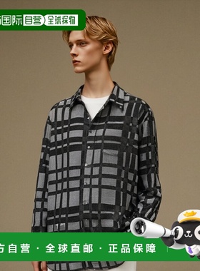 韩国直邮Engineered Garments 19世纪BD衬衫 黑色/灰色CP旧格子