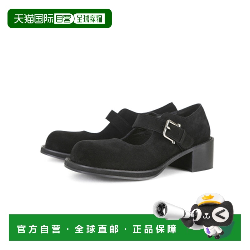 韩国直邮OSOI女士通用款女包BROCLE MARY JANE [SUEDE BLACK] 8809