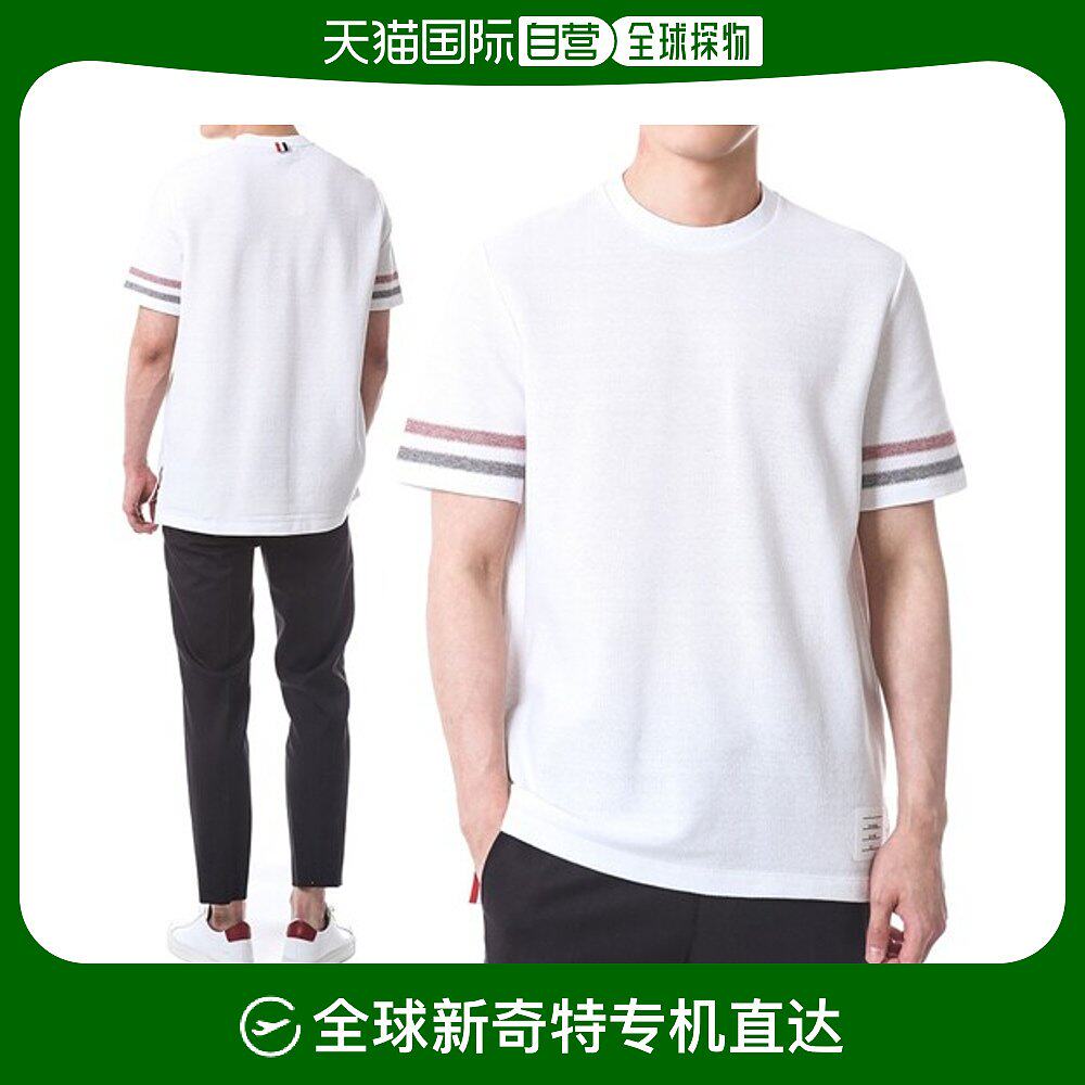 韩国直邮[tom brown] 三线拉条 三线针织衫条纹 棉 针织衫 t恤/mj
